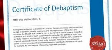 Online Debaptism