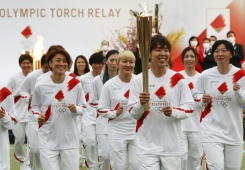 Tokyo Olympics flame begins virus-delayed journey across Japan.jpg