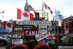 Canada truckers extend border blockade, fuel copycats abroad