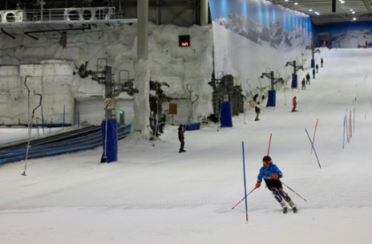 Skiing in a Madrid shopping centre when it's 34C outside.jpg