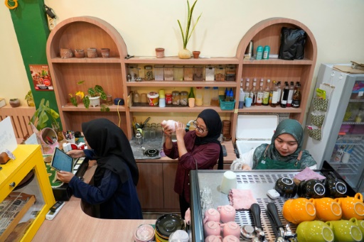 Woman-owned cafe in Indonesia's Sharia stronghold shakes stigma