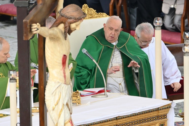 Use armed forces just for legitimate defence, says breathless pope