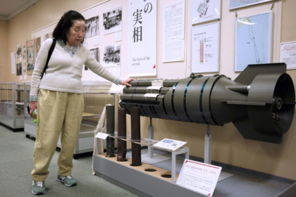 Shizuko Nishio was the only child in her kindergarten class to survive the US bombing of Tokyo on March 9-10, 1945