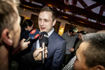 Jens-Frederik Nielsen's Democrats party won the vote but did not secure enough to govern outright