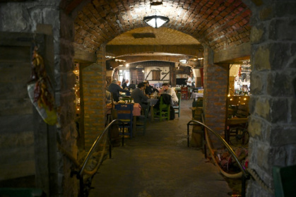 The Ethno House restaurant in Gracanica, an ethnic Serb enclave on the edge of the Kosovo capital Pristina