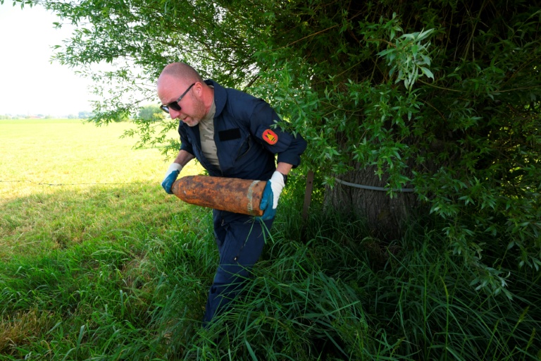 Deminers comb Belgian countryside for remnants of Great War