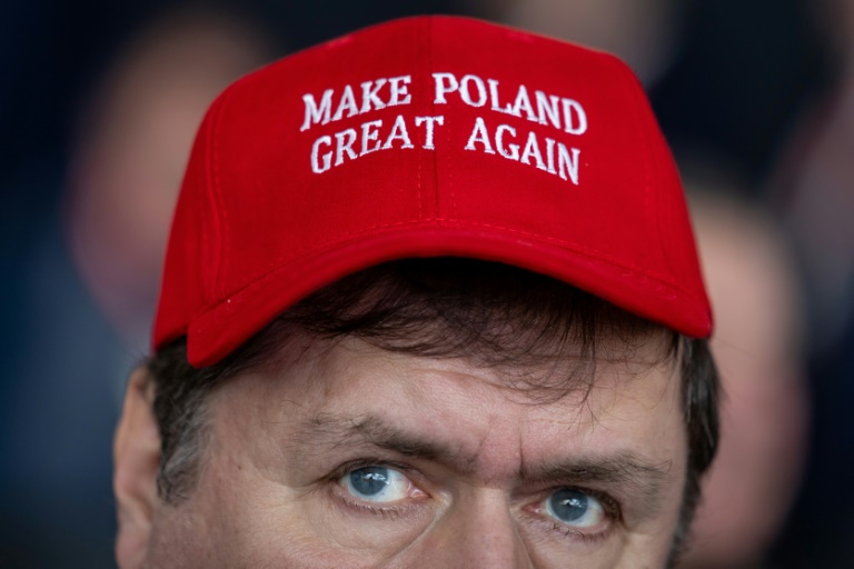 Polish Trump fans gather to 'Make Poland Great Again'