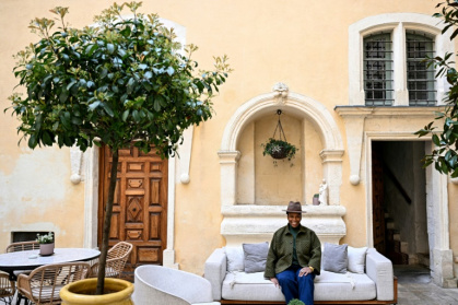 Georgiana Viou's Rouge restaurant in Nimes, southern France, was awarded a Michelin star in 2023 - GABRIEL BOUYS (AFP)