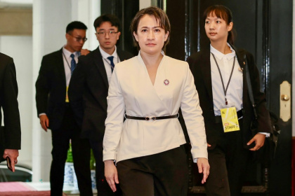 Hsiao Bi-khim was vice president-elect at the time of her visit to the Czech Republic - Handout (AFP)