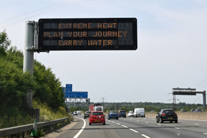 The report found that last year was the UK's fourth warmest since 1884 - Damien MEYER (AFP)