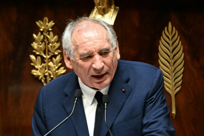 Prime Minister Francois Bayrou struck a defiant tone - Bertrand GUAY (AFP)