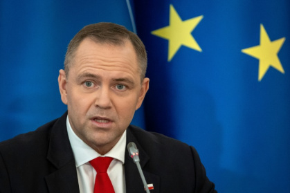Poland's President Karol Nawrocki is at loggerheads with Prime Minister Donald Tusk's government but is a big fan of US President Donald Trump - Wojtek RADWANSKI (AFP)