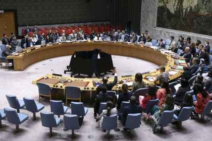 The United Nations Security Council holds a meeting on Iran at UN headquarters on September 19, 2025 - ANGELA WEISS (AFP)