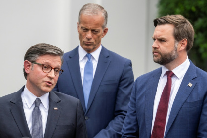 US Vice President JD Vance accused Democrats of putting 'a gun to the American people's head' with their demands - Jim WATSON (AFP)