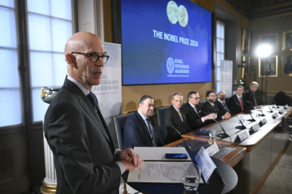 Hans Ellegren, secretary general of the Royal Swedish Academy of Sciences, said the United States position as a scientific leader was under threat - Jonathan NACKSTRAND (AFP)