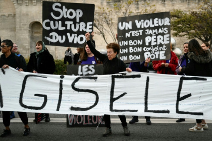Frenchwoman Gisele Pelicot has become a symbol in the fight against sexual violence - Christophe SIMON (AFP)