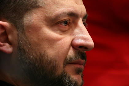 Ukrainian President Volodymyr Zelensky will seek to rally his support at an EU summit - TOM BRENNER (AFP)