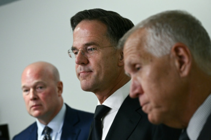 NATO Secretary General Mark Rutte met with members of Congress during a trip to Washington - Brendan SMIALOWSKI (AFP)