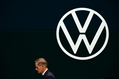 Volkswagen has warned it could be affected by the fallout from a row over chipmaker Nexperia - Tobias SCHWARZ (AFP)