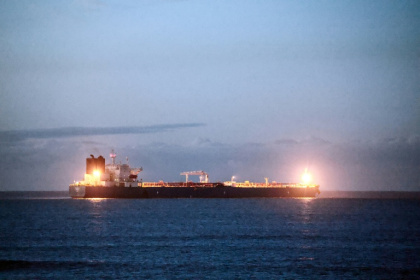 The oil tanker detained by France is suspected of belonging to Russia's shadow fleet, which uses flags of convenience -- or false flags -- to dodge sanctions - Thibaud MORITZ (AFP)