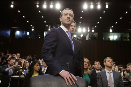 Mark Zuckerberg, the 41-year-old head of Meta, is the most anticipated witness in the trial - CHIP SOMODEVILLA (AFP)