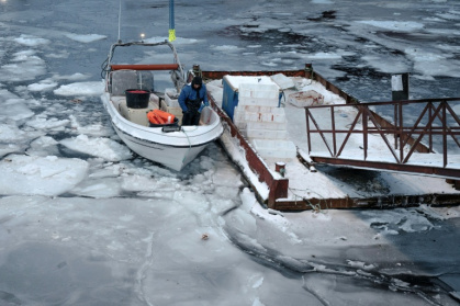 Greenland's fishing industry is the main sector on the Arctic island - Florent VERGNES (AFP)