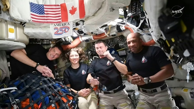 'Screams of delight': Artemis crew flying home to thrilled NASA scientists
