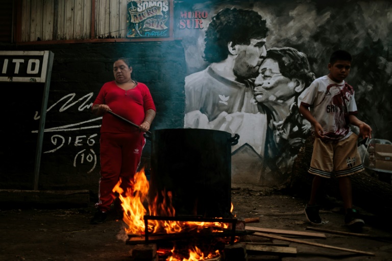 Maradona's birthplace repurposed as soup kitchen for Argentina's hungry