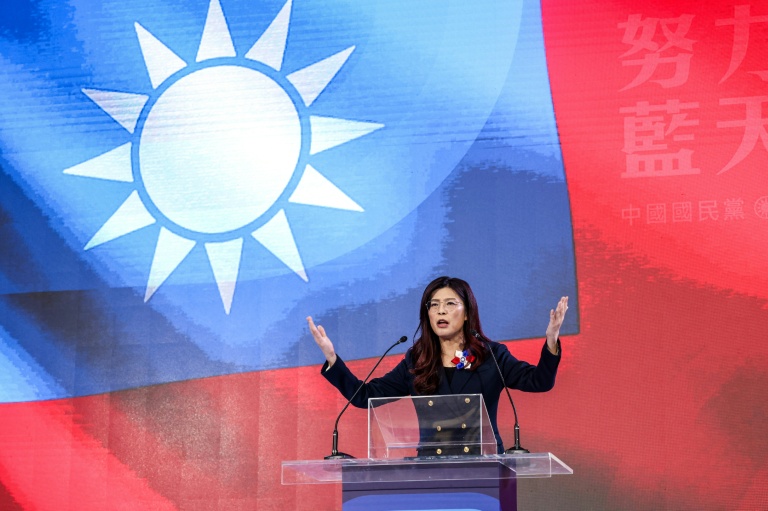 Taiwan opposition leader makes rare visit to China