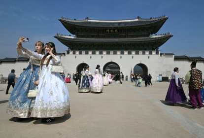 Seoul's Gyeongbokgung Palace will provide the backdrop to BTS'comeback performance after a hiatus to perform military service - Jung Yeon-je (AFP)