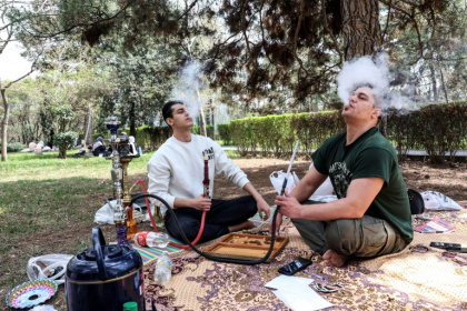 Thursday marked the 13th and final day of the Persian new year festivities - - (AFP)