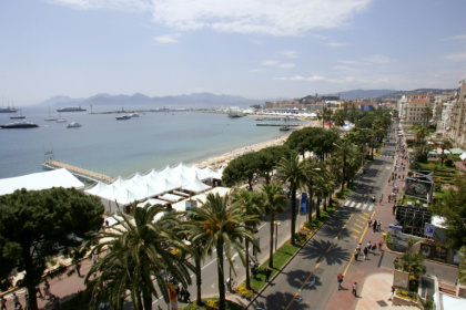 The forth season of 'The White Lotus' will be set on the Cote d'Azur, with the Cannes Film Festival as its backdrop - BORIS HORVAT (AFP)