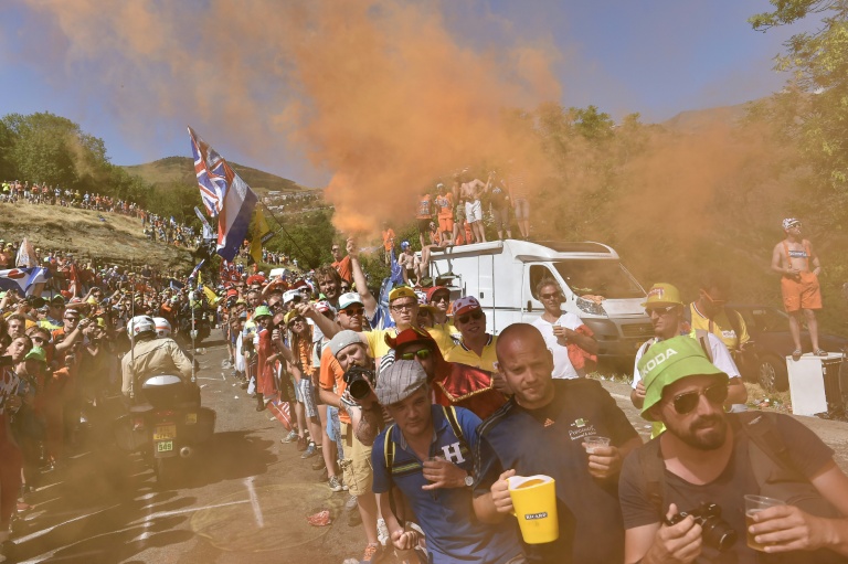 Dutch riders dreaming of crazy party corner of Alpe d'Huez