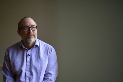 Wikipedia cofounder Jimmy Wales said 'you can't really trust' AI enough to edit the site's articles - Daniel LEAL (AFP)