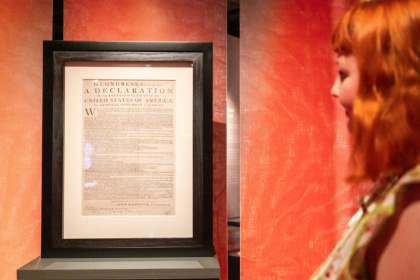The exhibition comes as the US gears up for the 250th anniversary of the nation's July 4, 1776, Declaration of Independence - Brook Mitchell (AFP)