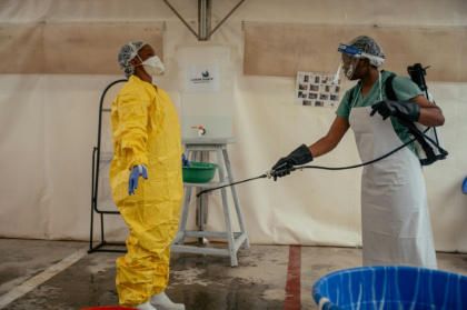 The DRC's 17th Ebola outbreak was declared on May 15 - Jospin Mwisha (AFP)