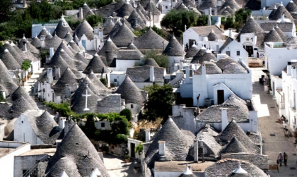 'Trulli' stone dwellings  are in high demand in heat-struck southern Italy - Tiziana FABI (AFP)