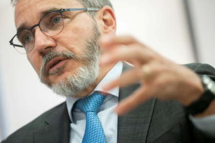 IMF Chief Economist Pierre-Olivier Gourinchas believes that globalization is not dead -- it is simply being "transformed" - SAUL LOEB (AFP)