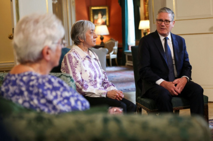 Starmer offered a formal state apology to unmarried mothers whose babies were forcibly adopted - Isabel Infantes (AFP)