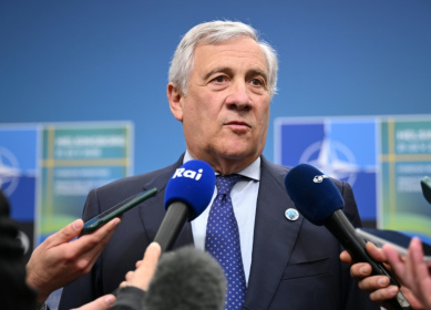 Italian foreign minister Antonio Tajani condemned what he called 'serious and unacceptable acts of interference' by Moscow - Jonathan Nackstrand (AFP)