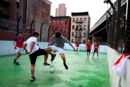 Some purist footballers are particularly irritated by a lack of grass turf fields - Carl Recine (AFP)