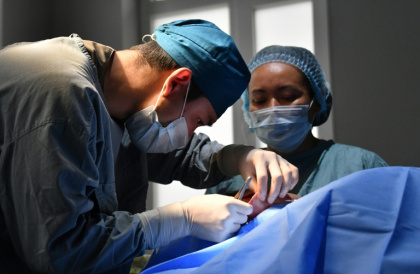 Central Asia is seeing an increasing number of failed -- sometimes fatal -- cosmetic procedures - Vyacheslav OSELEDKO (AFP)