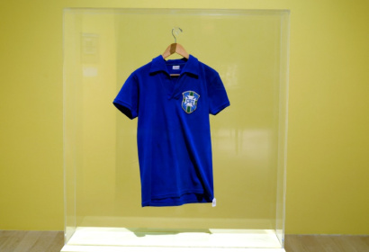 Pele wore the jersey in the 1958 final against World Cup host country Sweden - TIMOTHY A. CLARY (AFP)