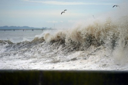 Speeding up climate data analysis can help protect people from extreme weather events like floods and storms - GUILLERMO SALGADO (AFP)
