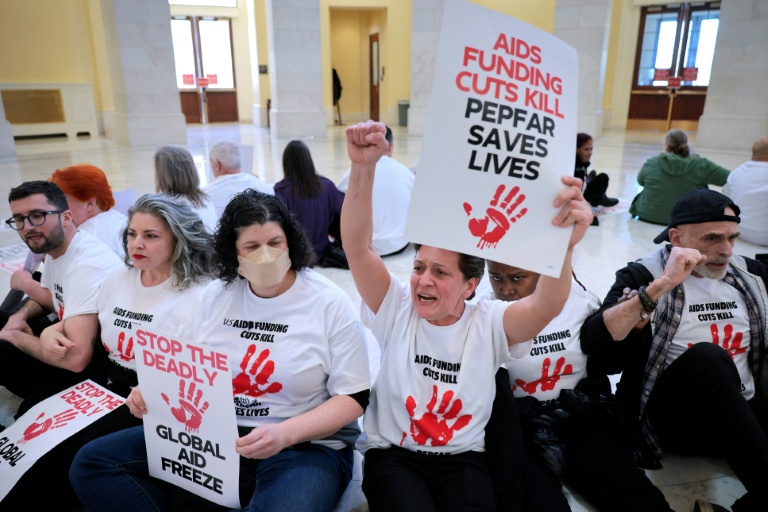 HIV progress in 'real danger' as global funding plummets