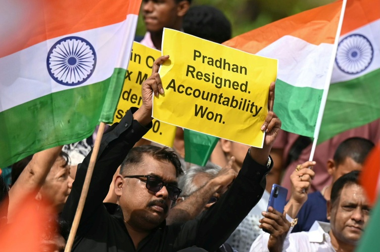 India activists demand release of detained 'cockroach' protesters
