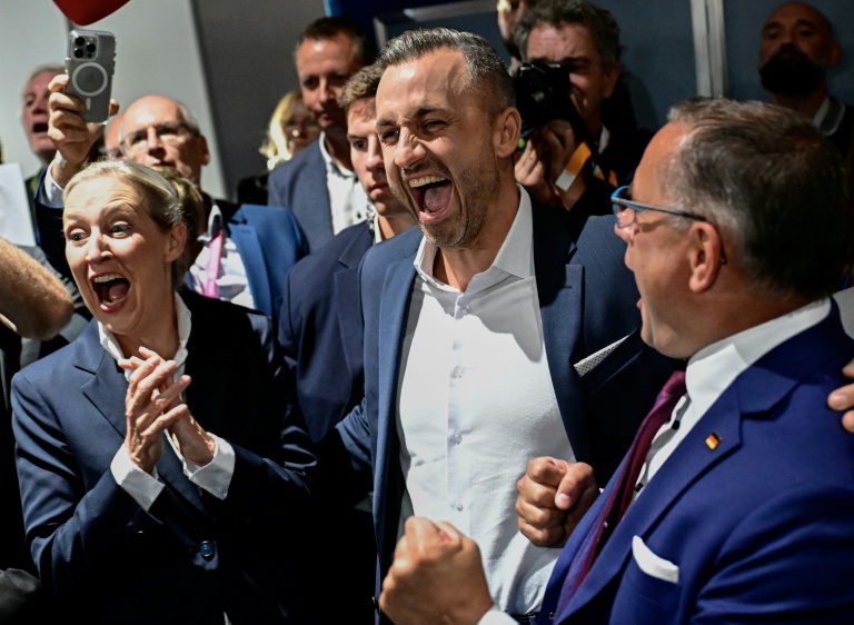 Far-right AfD claims crushing victory in east German state vote