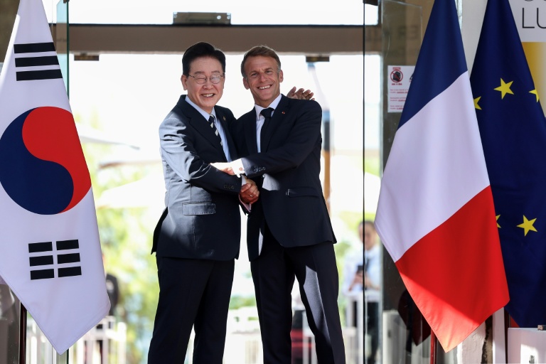 Macron, SKorea leader warn at film summit of AI risks to creativity