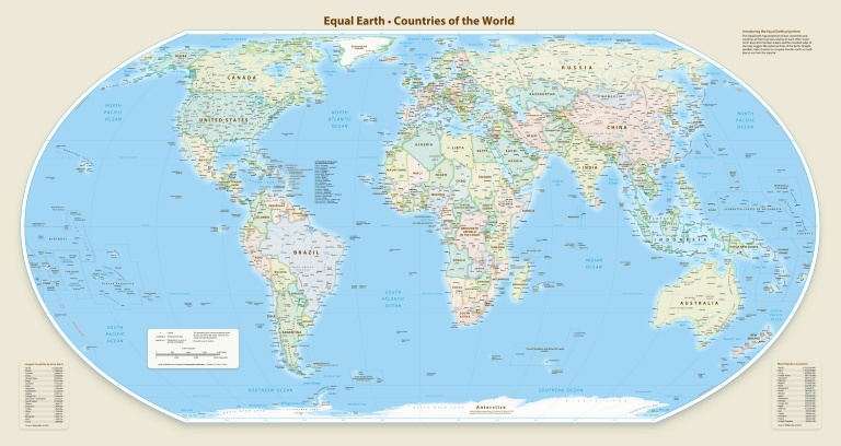 Africa bigger, US smaller - UN adopts new map