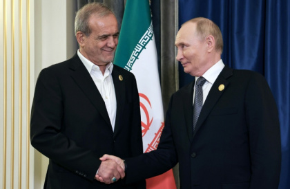 Pezeshkian has acknowledged his country faces "economic difficulties" - Alexander KAZAKOV (AFP)